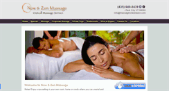 Desktop Screenshot of massagenowandzen.com
